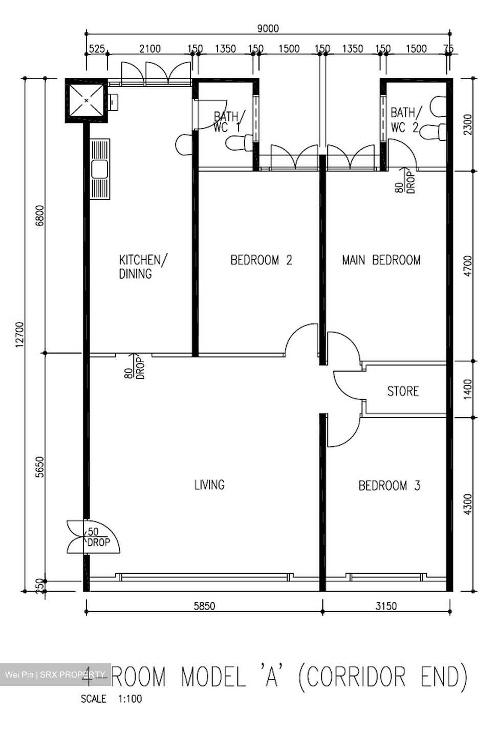 Blk 336 Woodlands Avenue 1 (Woodlands), HDB 4 Rooms #589067751